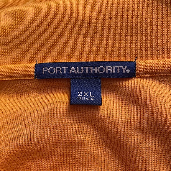NWOT - Port Authority men’s mustard yellow polo shirt - Picture 3 of 3